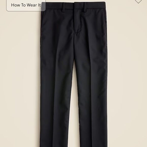 J Crew Crewcuts Boys' slim Ludlow suit pant - Picture 1 of 1